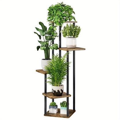 Plant Stand Indoor Multi Tier Corner Metal Flower Stand Tall Plant Shelf for Living Room Bedroom Patio for Garden, Patio and Yard Use
