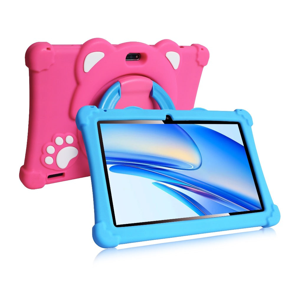 Kids Tablet 10 Inch with Android 13, 3GB RAM, 32GB Built-In Storage, Dual-Band WiFi and Protective Case
