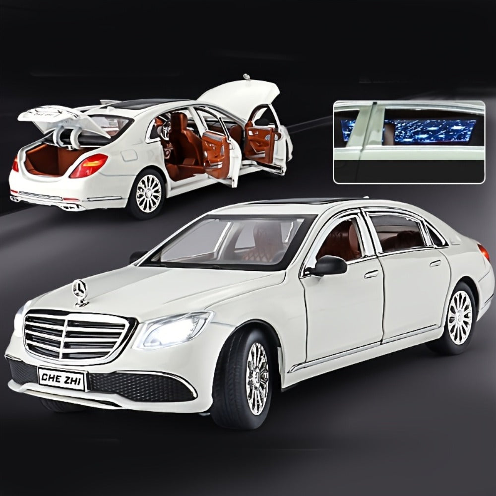 Mercedes-Benz E300 Diecast Car Model 1:24 Scale Zinc Alloy Static Replica, Openable Doors, Highly Detailed Collectible