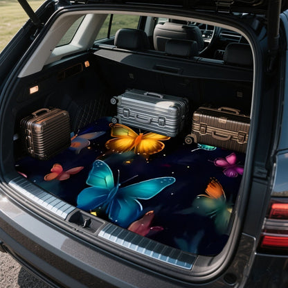 Car Trunk Mat Cargo Liner – Waterproof Non-Slip Trunk Floor Mat with Pattern Designs to Protect Vehicle Interior from Dirt