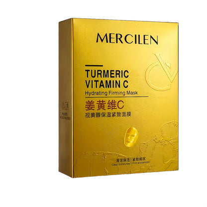 Turmeric Tear Off Facial Mask 20pcs - Deep Gel Face Mask, & Radiance Boosting, Non-Sticky Peel Off Mask for Daily Skin Care