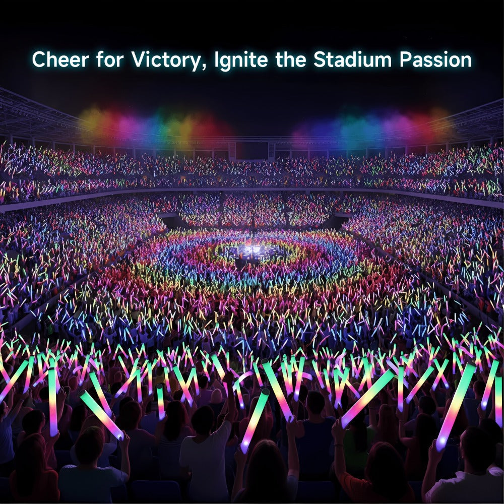 Foam Glow Sticks Set 103pcs 70pcs 40pcs for Entryways, Bedrooms and Living Spaces, with the Listed Configuration