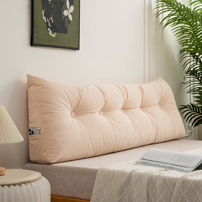 Tufted Triangular Backrest Cushion in Five Colors and Three Lengths from 59.06 to 78.74 Inches