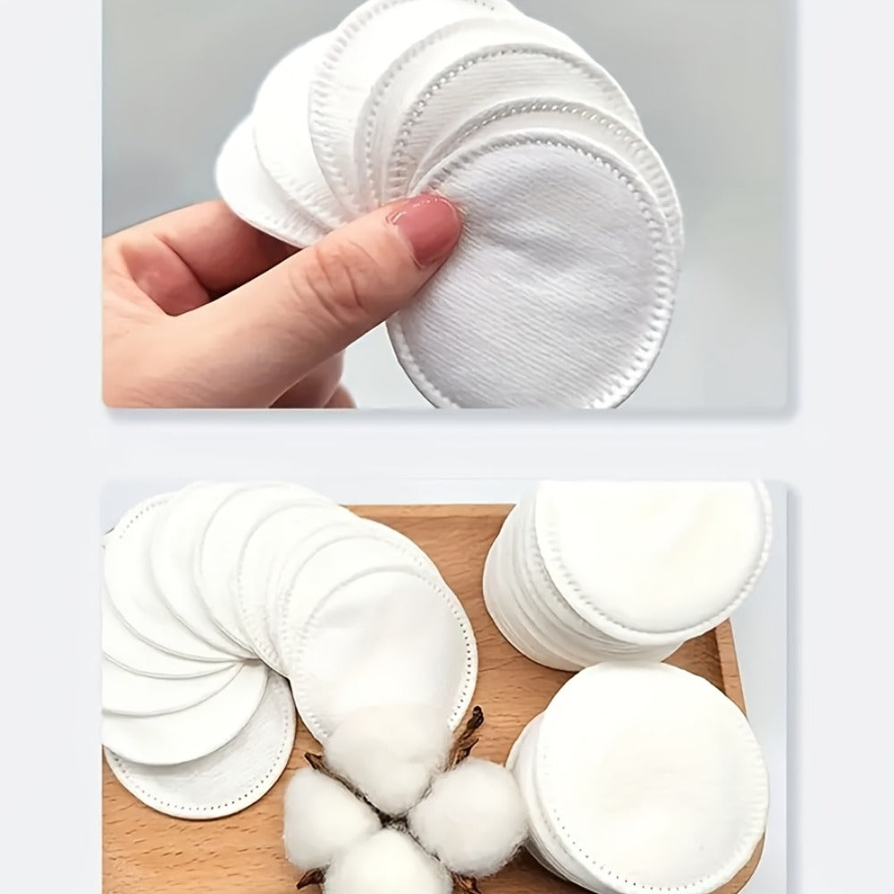Cotton Rounds Makeup Remover Pads 600pcs – Soft Lint-Free Disposable Facial Cleansing Pads for All Skin Types, Toner Application