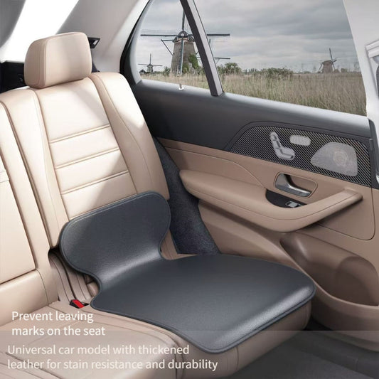Car Seat Cover Protector Pad with Non-Woven Construction, Non-Slip Base and Black Single-Pad Format