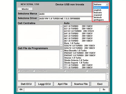 Galletto 1260 ECU Programmer & OBD2 Flashing Cable – ECU Tuning Tool for Toyota, Ford, BMW, Audi, VW, Honda, Nissan