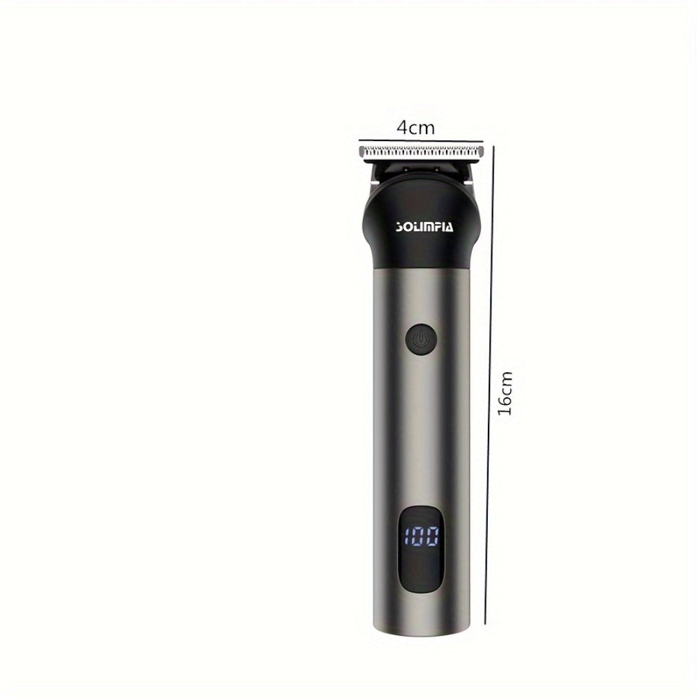 7-in-1 Hair Clipper Grooming Kit for Men Professional Cordless Barber Trimmer Set Beard Nose for Entryways, Bedrooms and Living Spaces