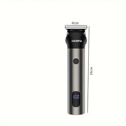 7-in-1 Hair Clipper Grooming Kit for Men Professional Cordless Barber Trimmer Set Beard Nose for Entryways, Bedrooms and Living Spaces