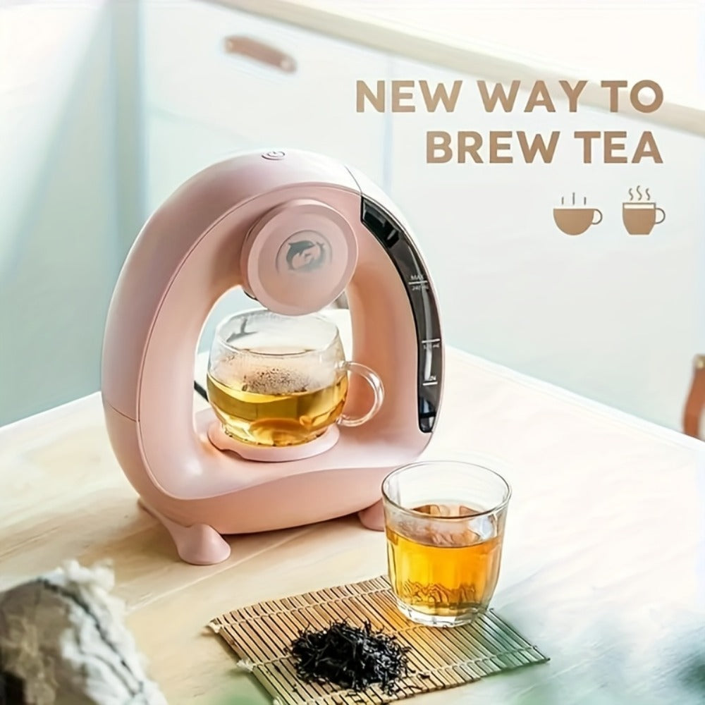 Single Serve Coffee Maker 2-in-1 K-Cup Compatible and Coffee Grounds - Mini Drip Coffee for Entryways, Bedrooms and Living Spaces