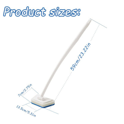 Long-Handle Sponge Cleaning Brush Set with 6, 10 or 15 Replaceable Pads and 23.22-Inch Handle