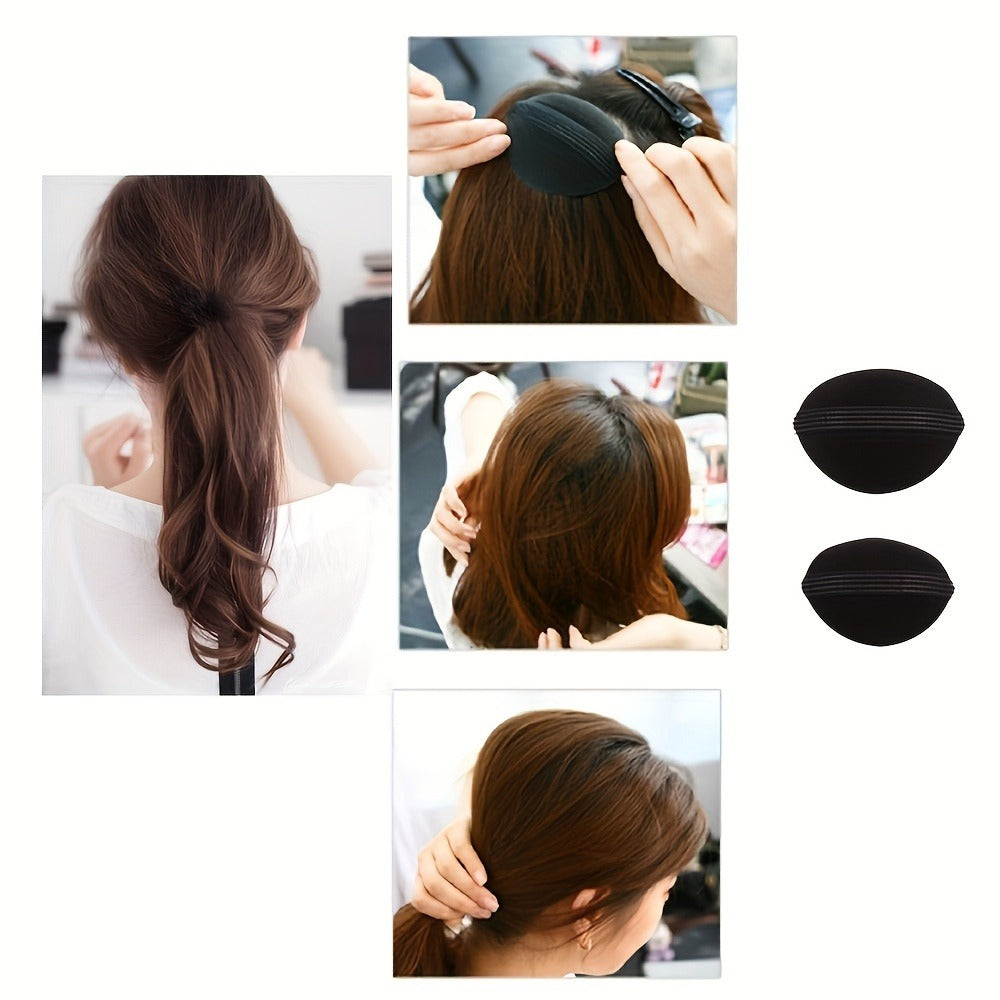 51-Piece Hair Styling Tool Set Braiding Kit with Clips Donut Bun Maker Hair Pins Curlers Braid Accessories for Women Bridal Wedding Updo