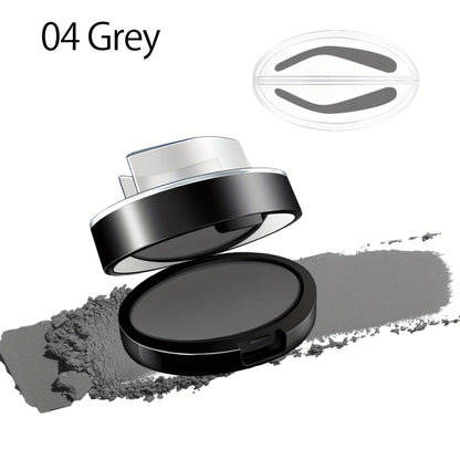 Waterproof Eyebrow Stamp Powder Kit Natural Arched Brow Shaping Long-Lasting Makeup for Women – Beginner Friendly Works on Dry & Oily Skin