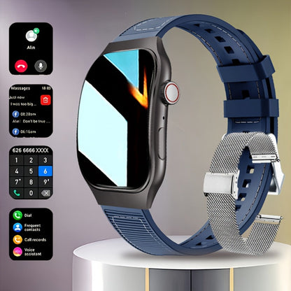 Smartwatch 2.01 Inch Curved Screen with Mini Games, Voice Assistant and 100+ Sport Modes in Three Colors