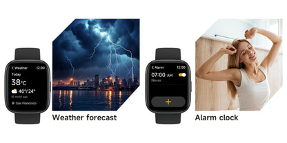 Smartwatch Alexa Built-in 1.83" HD – Wireless Calling, 100+ Sport Modes, Heart Rate, SpO2 and Sleep Readouts, Optional Woven