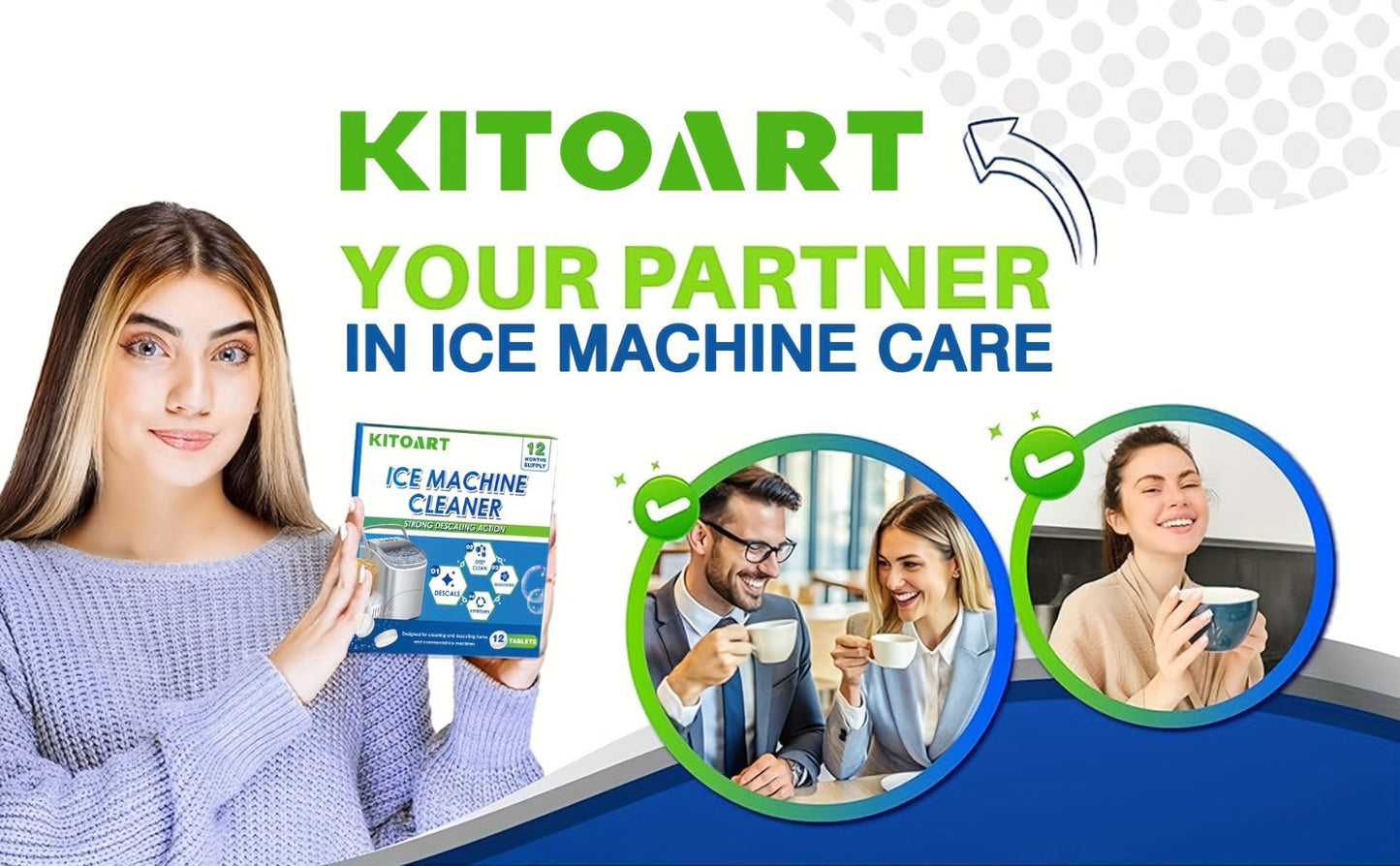 Ice Maker Cleaning Tablets Descaler 12/24/36 Pack for Entryways, Bedrooms and Living Spaces