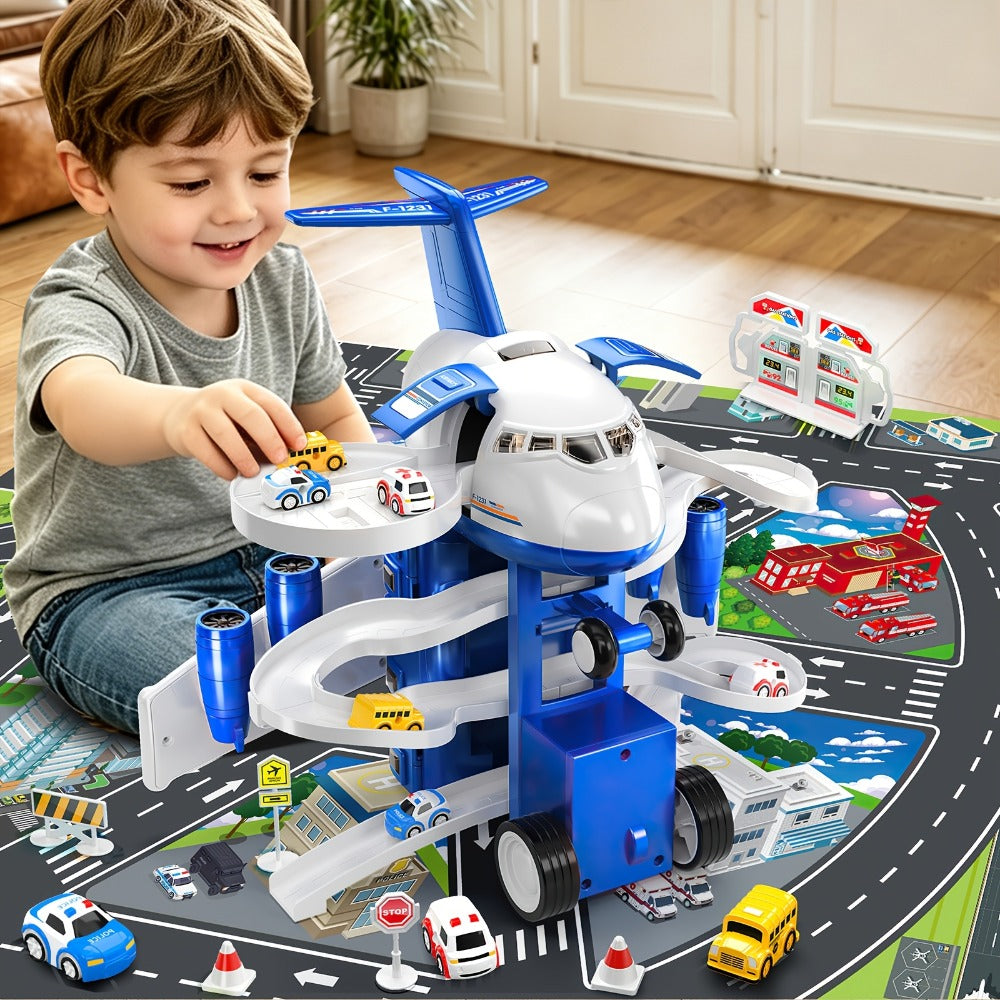 Kids Airplane Toy with LED Lights & Music with the Listed Color, Size or Set Options for Everyday Use