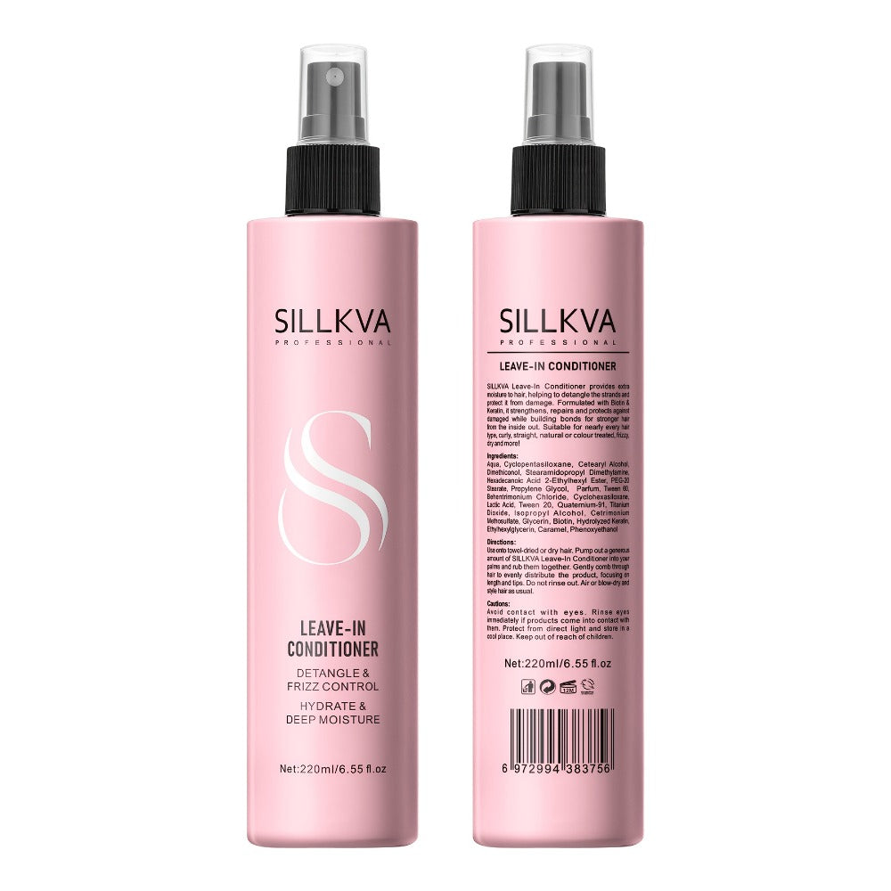 Leave-In Conditioner Spray with Heat Protectant 6.55oz, Deep Conditioning Anti-Frizz No-Rinse Hair Spray