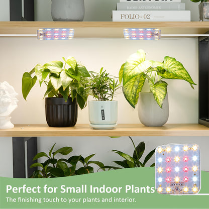 Two-Panel 5V 2A USB Plant Light Kit with Standard or 96-LED Option and Four-Level Controller