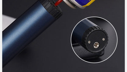 Windproof Turbo Torch Lighter 360 Degree Ignition Metal Jet Flame Lighter with Safety Lock for Grilling, Camping and Outdoor Meals