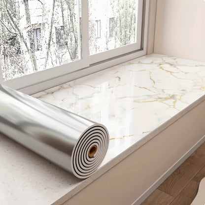 3D Marble Peel and Stick Wall Tile Stickers Self Adhesive Removable Wallpaper Roll for Kitchen Backsplash Bathroom Living Room Bedroom Wall