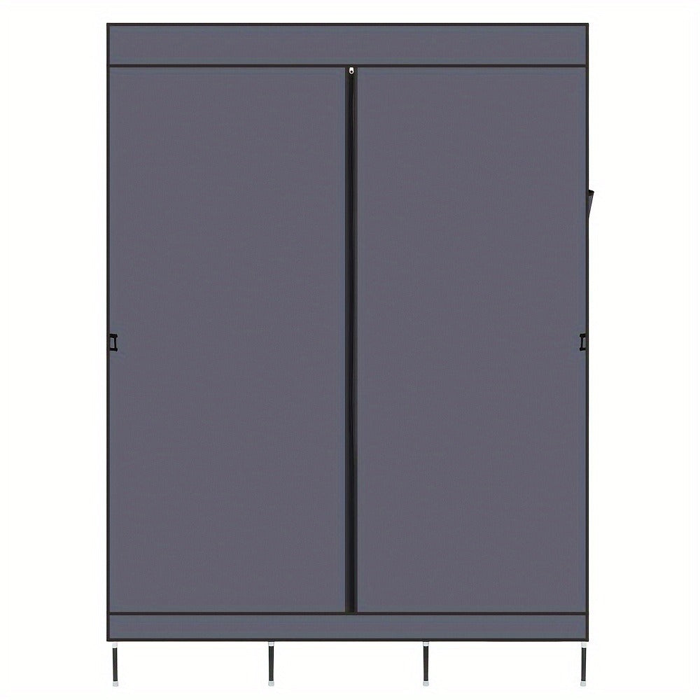 Portable Closet Wardrobe Organizer 71" Clothes Rack with Shelves, Freestanding Bedroom Storage Closet System