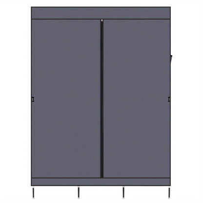 Portable Closet Wardrobe Organizer 71" Clothes Rack with Shelves, Freestanding Bedroom Storage Closet System