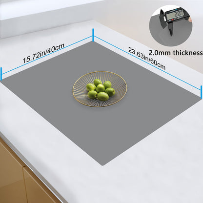 Extra Large Silicone Mat for Kitchen Counter, Heat Resistant Countertop Protector, Nonstick Craft Mat & Placemat