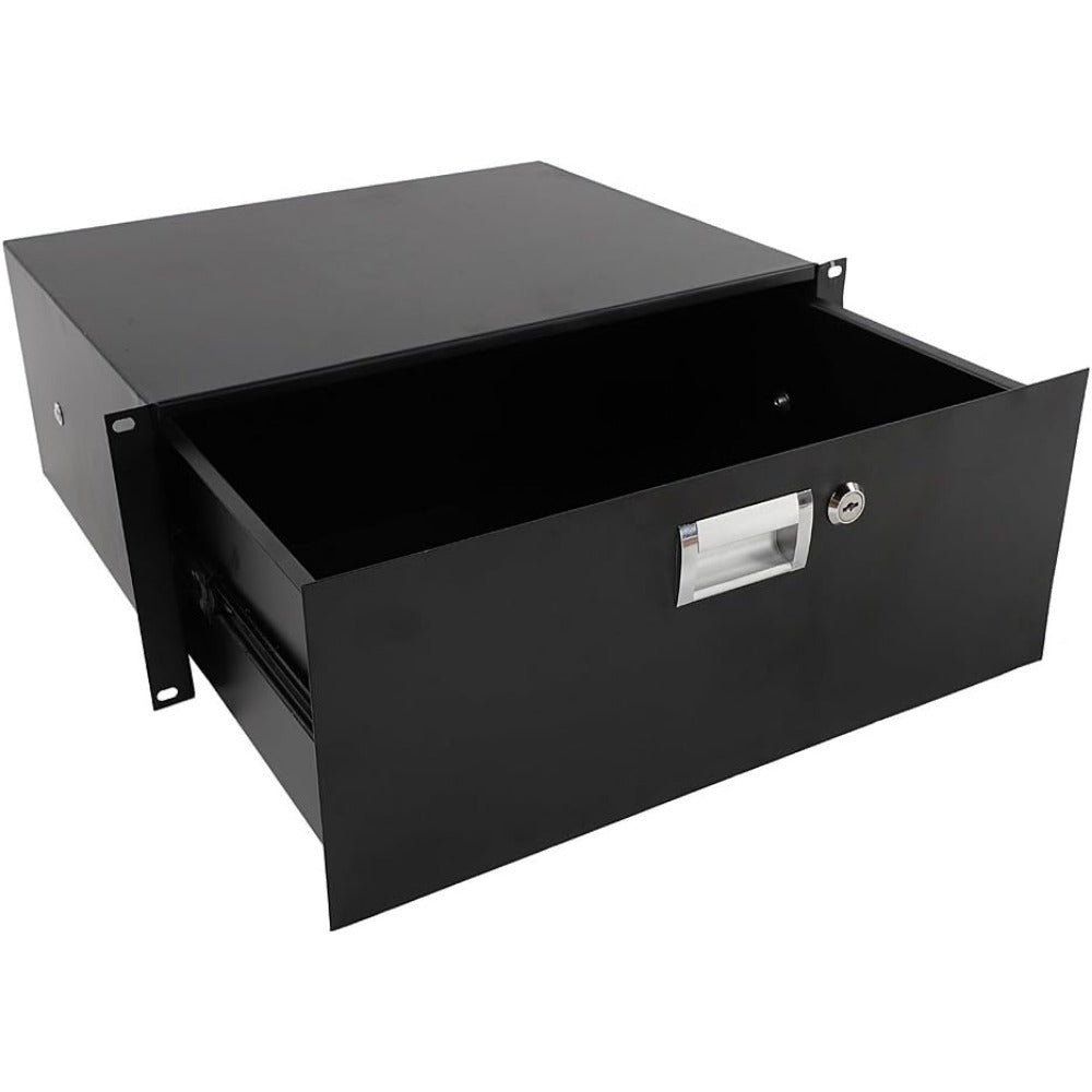 2U Rack Mount Drawer, Locking Storage for 19-Inch AV, Network and DJ Racks detail image - detail view 4