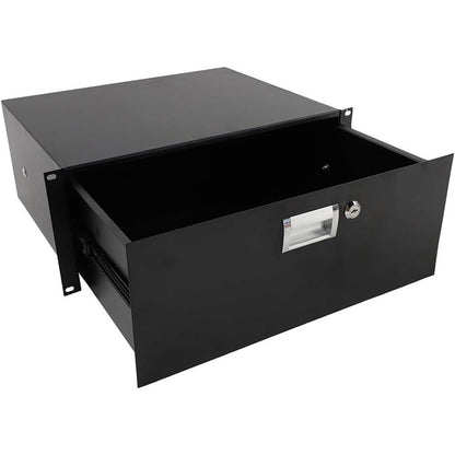 2U Rack Mount Drawer, Locking Storage for 19-Inch AV, Network and DJ Racks detail image - detail view 4