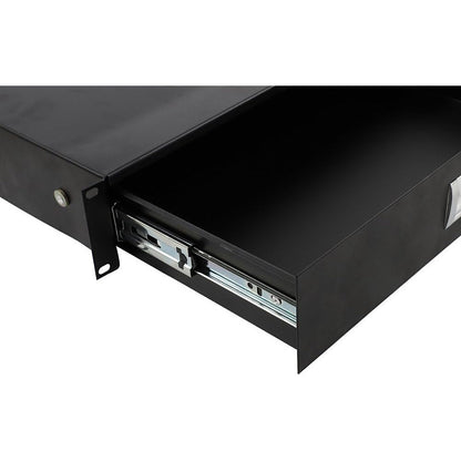 2U Rack Mount Drawer, Locking Storage for 19-Inch AV, Network and DJ Racks detail image - detail view 5
