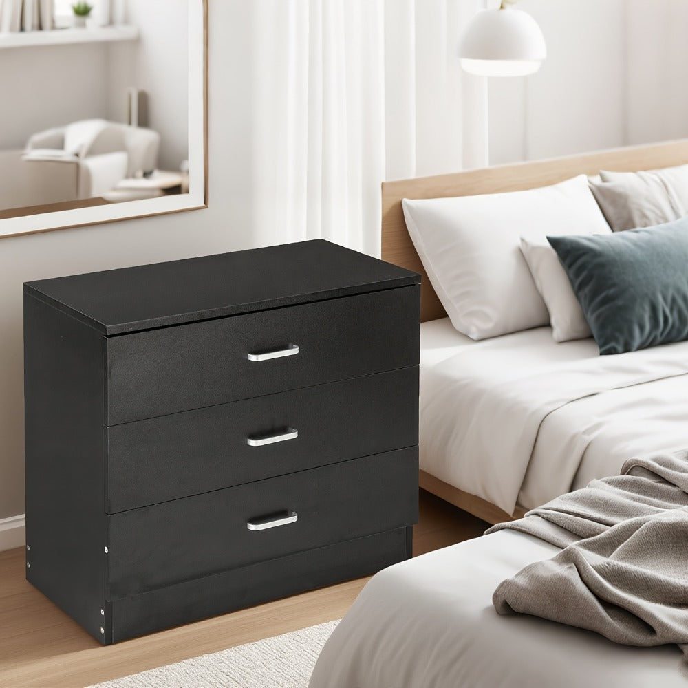 3-Drawer Dresser, Bedroom Drawer Chest for Organized Everyday Storage detail image - detail view 5