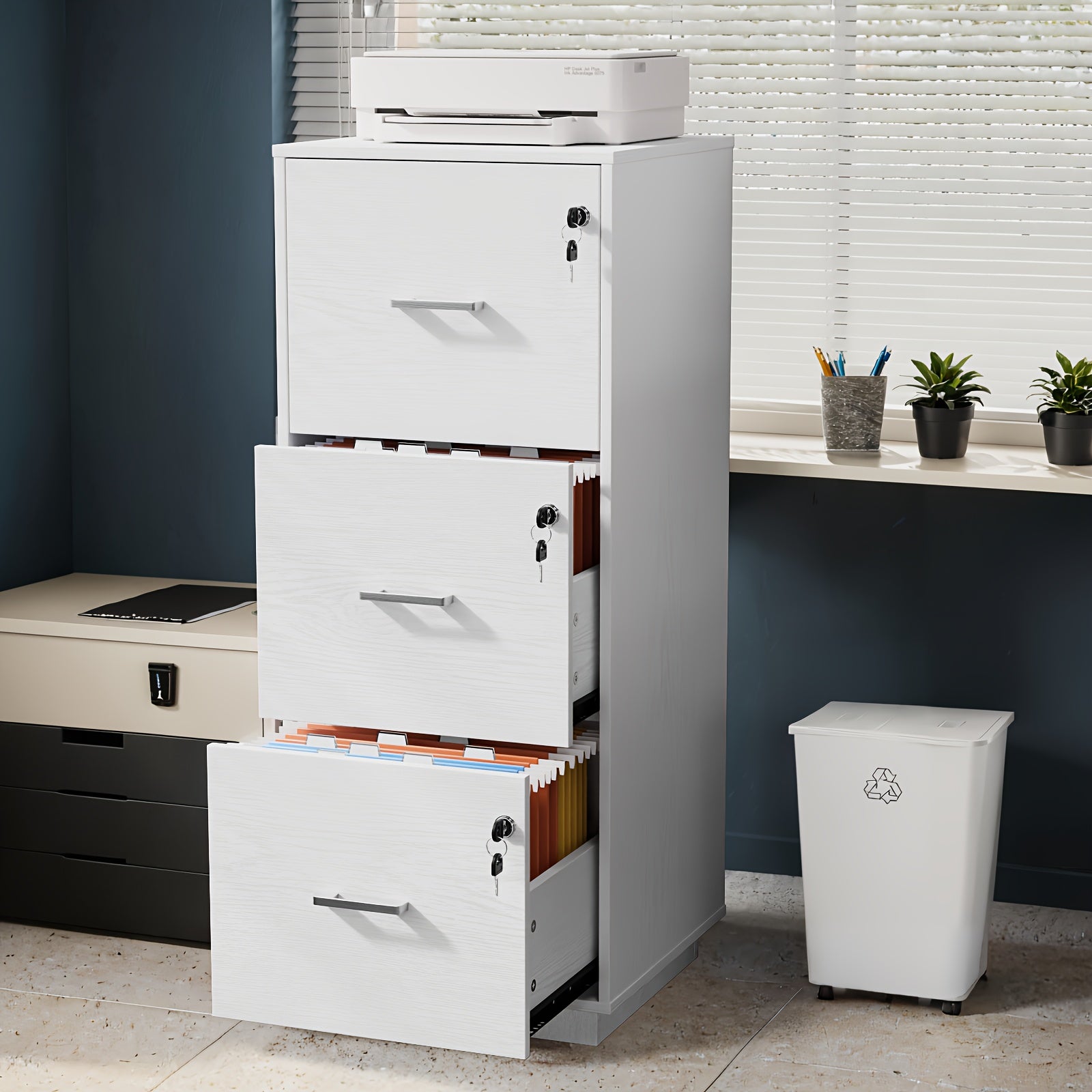 File Cabinet shown in the White option