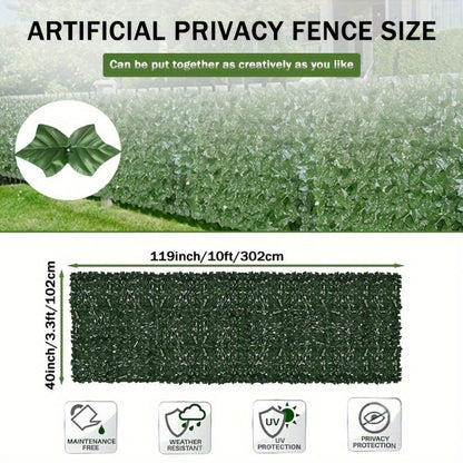 Privacy Fence Screen shown in the 10*3.3ft/302*102cm option