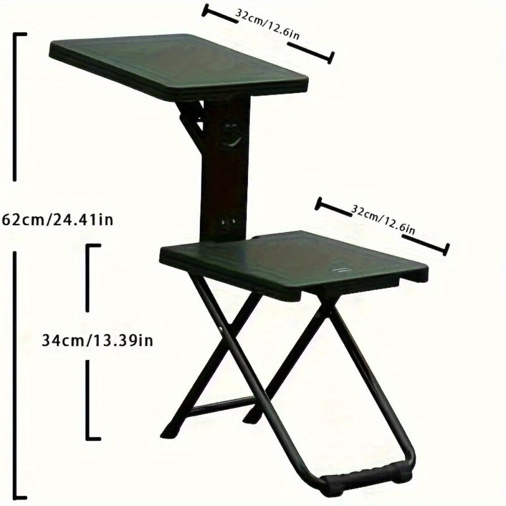 3-in-1 Folding Chair And Table Set with Multiple Color Options detail image - detail view 12
