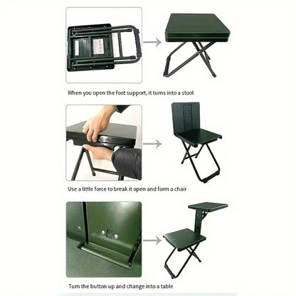 3-in-1 Folding Chair And Table Set with Multiple Color Options detail image - detail view 6