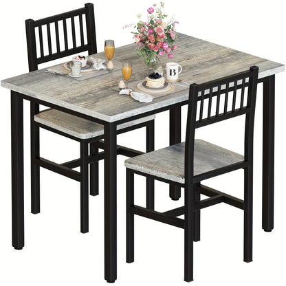 Dining Table Set shown in the Grey option