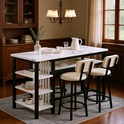 3-Piece Dining Table Sets And Breakfast Nook Sets for Kitchen and Home Office detail image - detail view 3