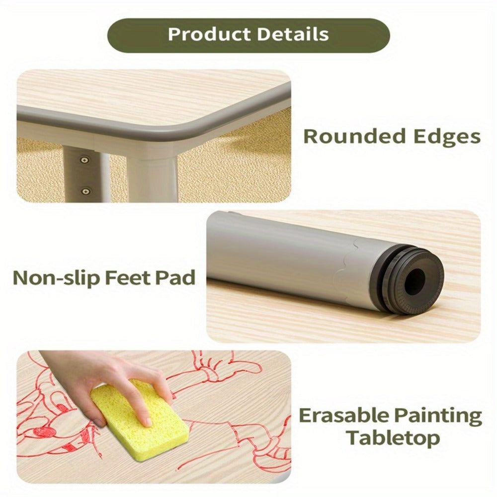 3-Piece Wood Kids Furniture Set for Kids' Room and Living Room detail image - detail view 7