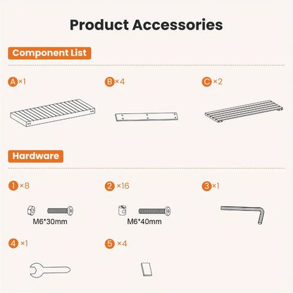 3-Tier Bamboo Shoe Rack, Closet Shoe Shelf for Organized Everyday Storage in Entryway detail image - detail view 8