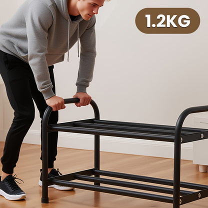 3-Tier Freestanding Shoe Rack, Freestanding Shoe Storage Rack for Entryway detail image - detail view 4