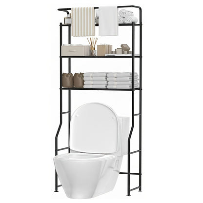 3-Tier Metal Over-the-Toilet Storage Organizer for Entryway and Bathroom detail image - detail view 7
