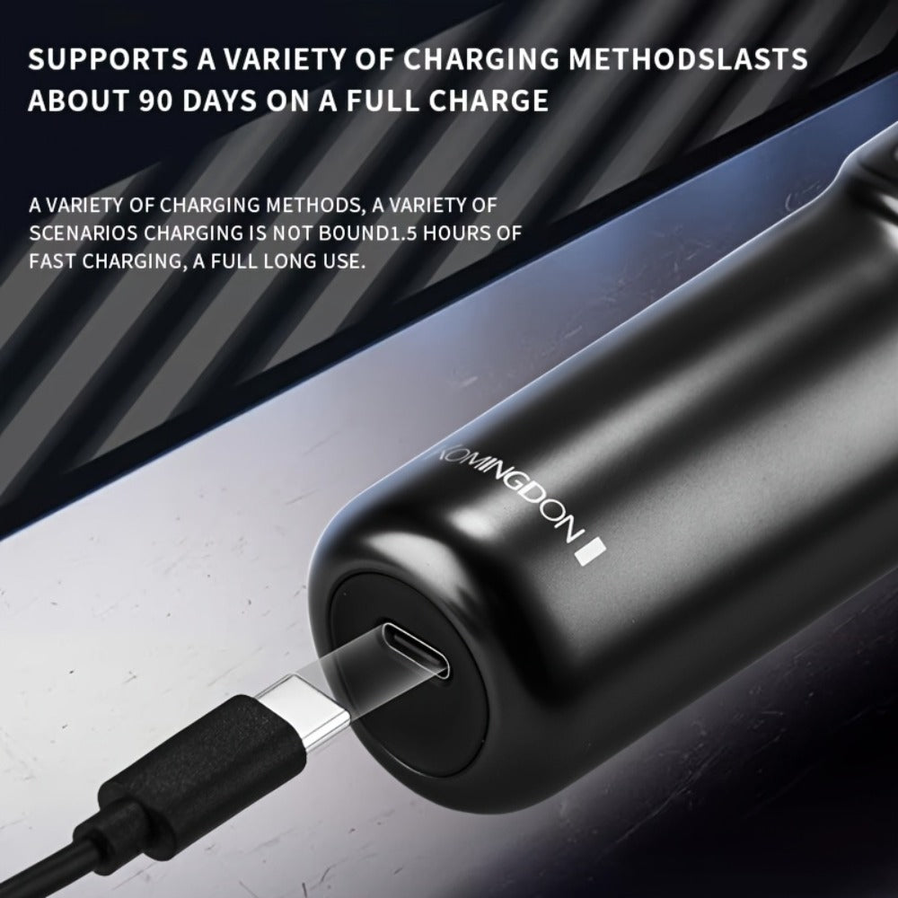 Rotary Shaver for Men 3-in-1 Cordless Rechargeable Electric Razor - Floating Head Wet Dry Shaver