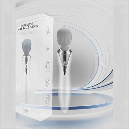 Wireless Stick Massager for Full Body, Portable Rechargeable Personal Massager for Neck, Back, Shoulder
