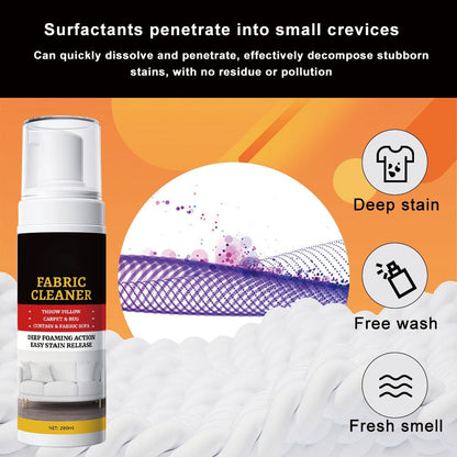 Upholstery Cleaner Spray Multi-Fabric Stain Remover 6.76oz Spot Cleaner for Couch Sofa Rug for Entryways, Bedrooms and Living Spaces