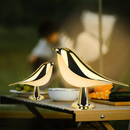 Magpie Bird Desk Lamp 2 Pack 16 Color Dimmable Cordless Night Light USB Charging Touch for Entryways, Bedrooms and Living Spaces