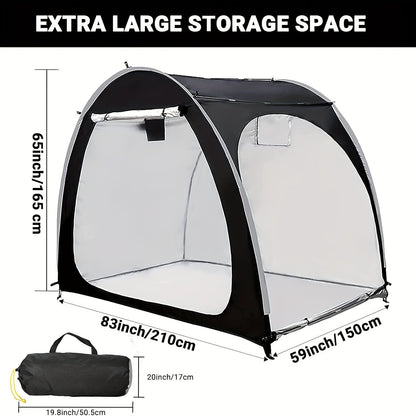 Storage Tent Outdoor Portable Carport for Garden, Patio and Yard Use, with the Listed Configuration