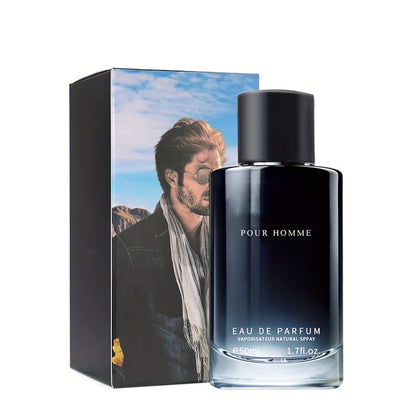 Fougere EDP for Men 2-Piece Set 50ml Pepper Lavender Cedarwood Long Lasting Paraben-Free Aromatic Masculine Eau de Parfum Daily Wear Dating
