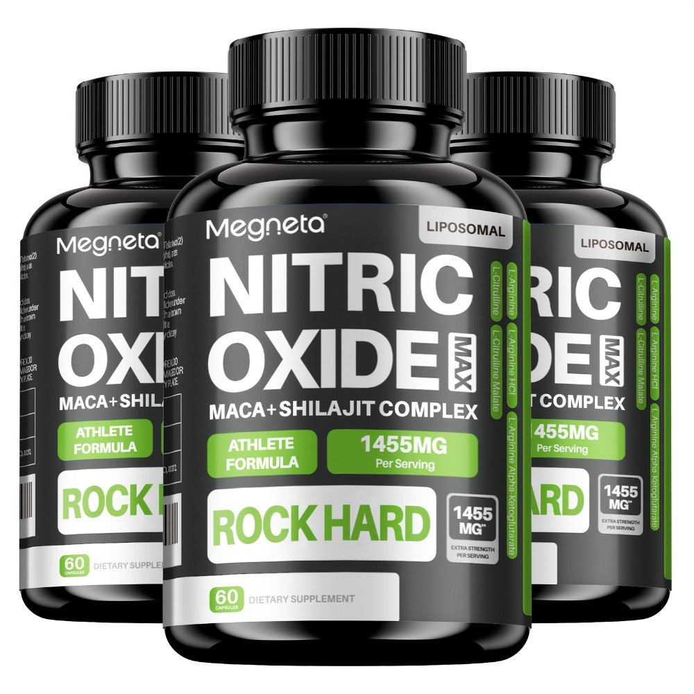 L-Arginine & L-Citrulline Nitric Oxide Supplement for Men - Boosts Blood Flow, Pump, Energy