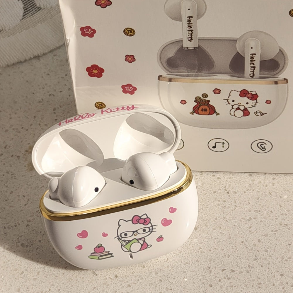 Wireless Earbuds Hello Kitty, Kuromi or Cinnamoroll Designs with Bluetooth 5.0 and Power Display