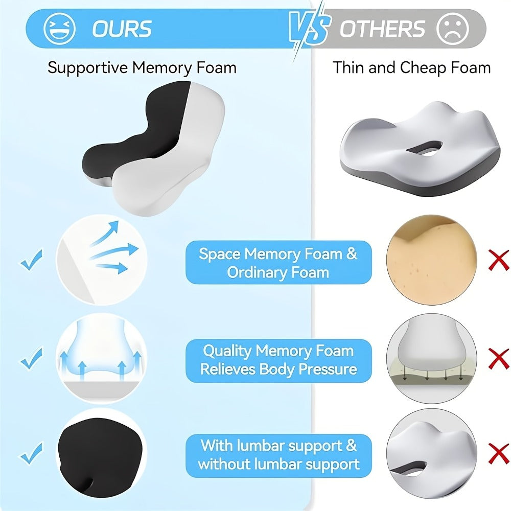 Wide One-Piece L-Shaped Seat Cushion with Integrated Back, Zippered Cover and Three Color Options